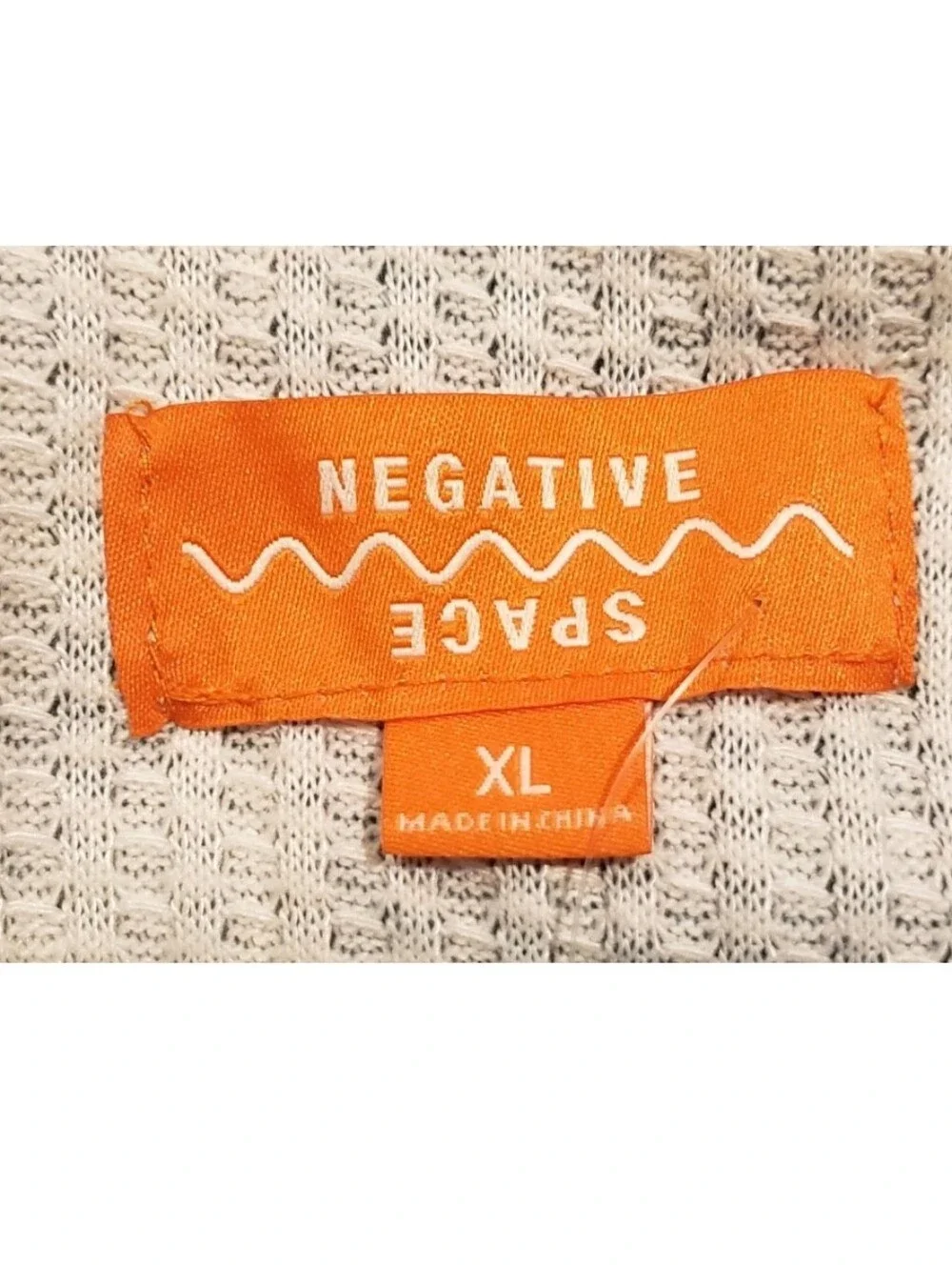 NEGATIVE SPACE: MEN'S: WAFFLE KNIT: CAMO: HOODIE: SIZE: XL: BRAND NEW
